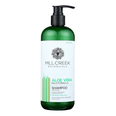 Mill Creek Botanicals Aloe Vera Shampoo Hydrates And - 1 Each - 14 Fz - Orca Market