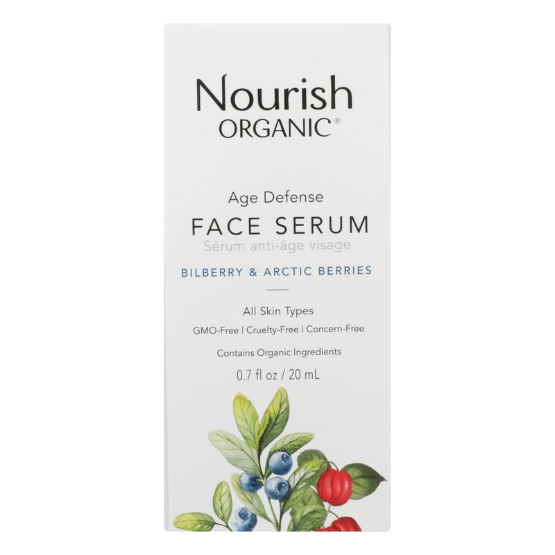 Nourish - Face Serum Age Defense - 1 Each - 0.7 Fz - Orca Market