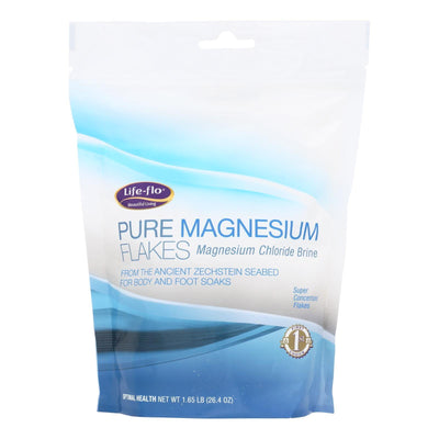 Life Flo - Magnesium Flakes Pure - 1 Each - 1.65 Lb - Orca Market