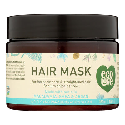 Ecolove - Mask Nut Int Cr Strt Hair - 1 Each - 11.8 Oz - Orca Market