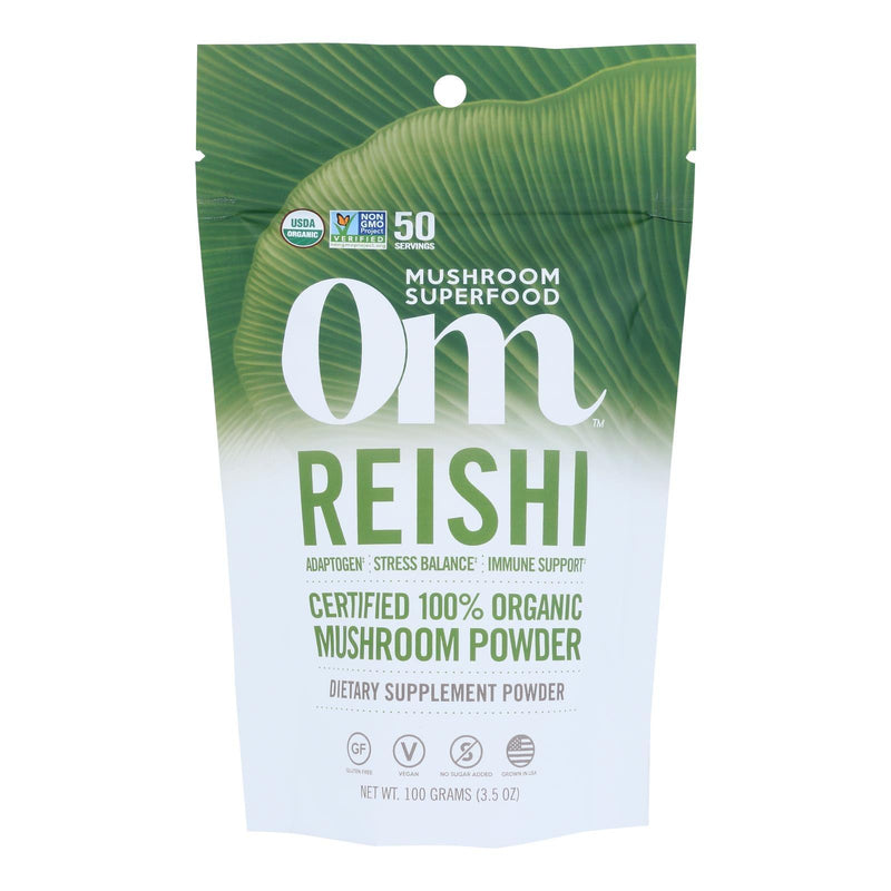 Om - Reishi Organic Powder 100grm - 1 Each - 3.5 Oz - Orca Market