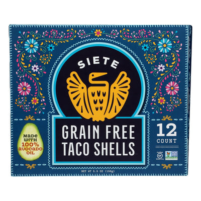 Siete - Taco Shells Grain Free - Case Of 12 - 5.5 Oz - Orca Market