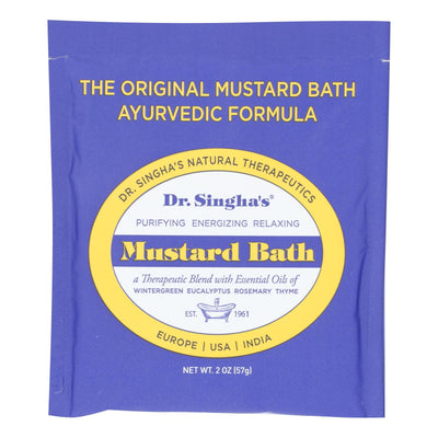 Dr. Singha's Mustard Bath - Case Of 14 - 2 Oz - Orca Market