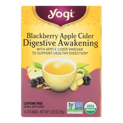 Yogi - Tea Blackberry Apple Digest - Case Of 6 - 16 Bag - Orca Market