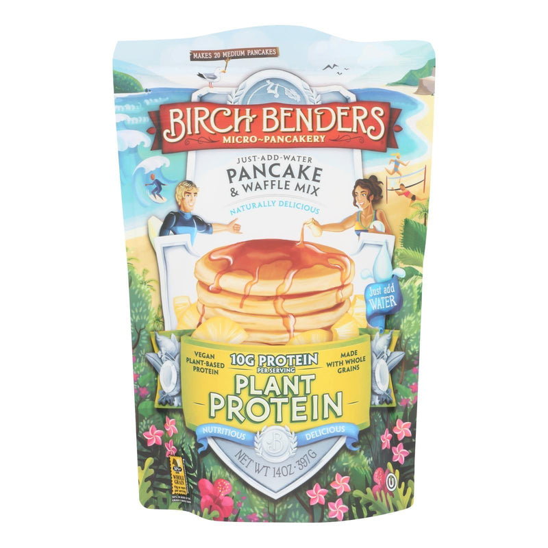 Birch Benders - Pancake & Waffle Mix Plant Protein - Case Of 6 - 14 Oz - Orca Market