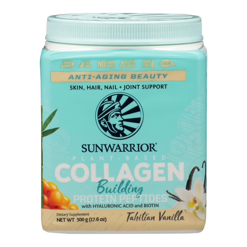 Sunwarrior - Collagen Tahitian Vanilla - 1 Each - 17.6 Oz - Orca Market