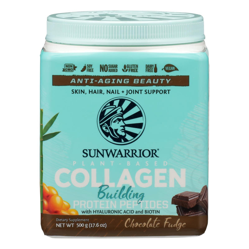 Sunwarrior - Collagen Chocolate - 1 Each - 17.6 Oz - Orca Market