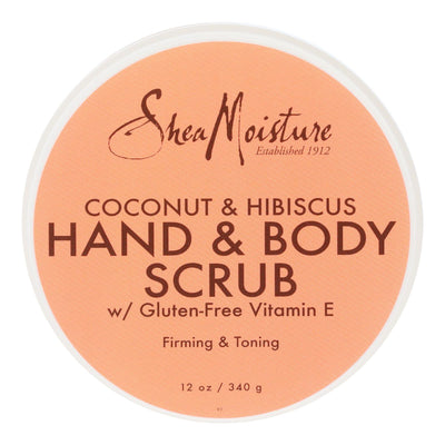 Shea Moisture - Hand Body Scrub Coconut Hbiscus - 1 Each - 12 Oz - Orca Market