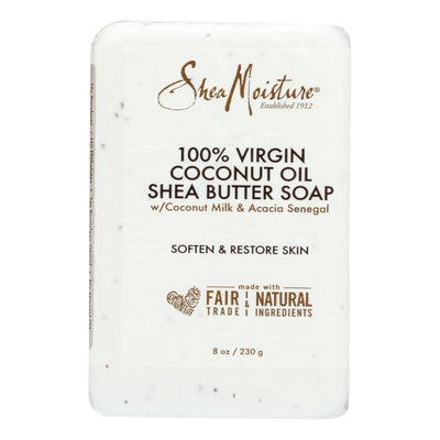 Shea Moisture - Bar Soap 100% Vr Coconut Oil - 1 Each - 8 Oz - Orca Market