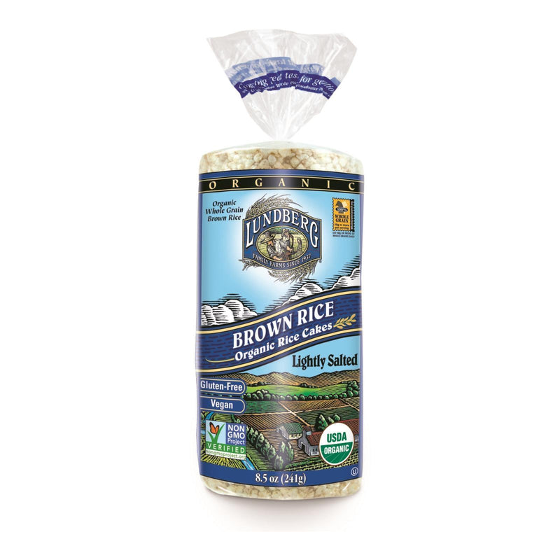 Lundberg Family Farms - Rice Cake Brown Saltd - Case Of 6-8.5 Oz - Orca Market