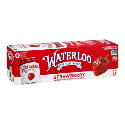 Waterloo - Sparkling Water Strawberry - Case Of 2 - 12/12 Fz - Orca Market