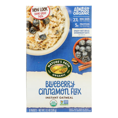 Nature's Path Organic Optimum Power Flax Cereal - Blueberry Cinnamon - Case Of 6 - 11.2 Oz. - Orca Market