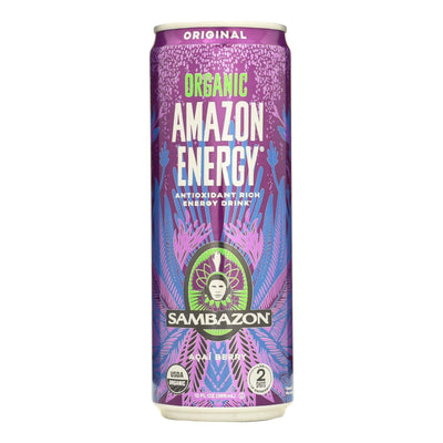 Sambazon Organic Amazon Energy Drink - Original - Case Of 12 - 12 Fl Oz - Orca Market