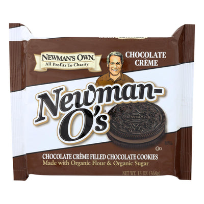 Newman's Own Organics Creme Filled Cookies - Chocolate - Case Of 6 - 13 Oz. - Orca Market