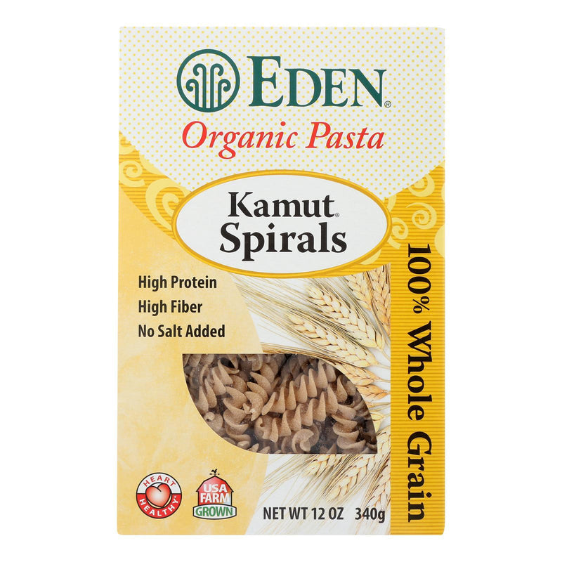 Eden Foods Organic Whole Kamut Spirals - Case Of 6 - 12 Oz. - Orca Market