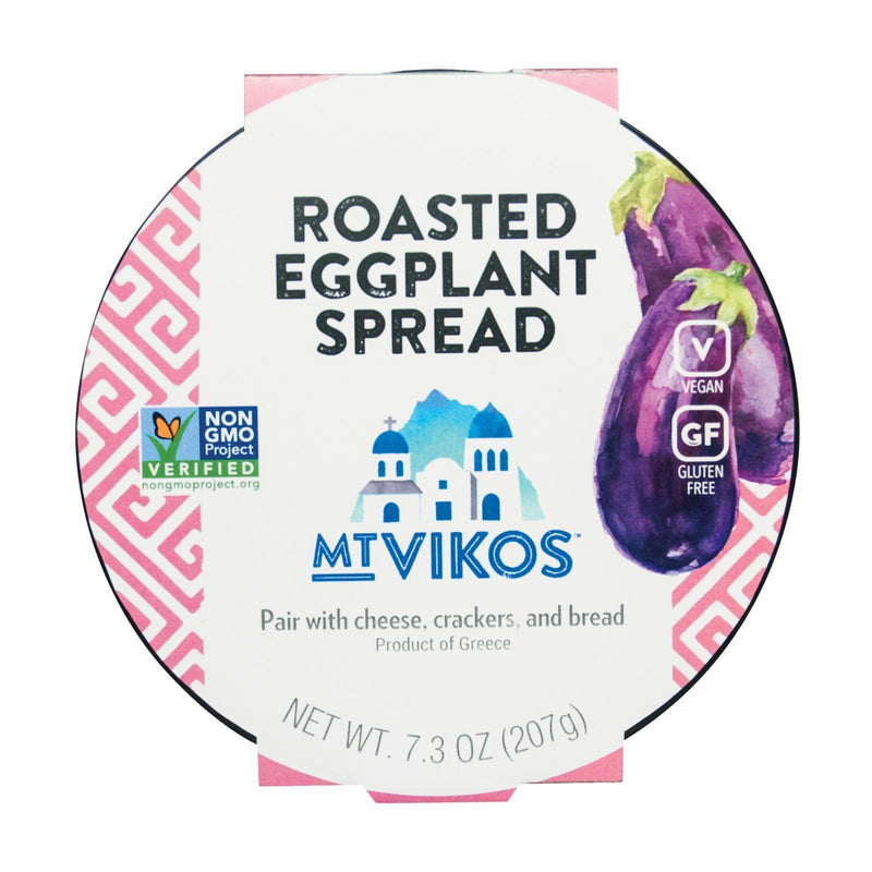 Mt Vikos Roasted Eggplant Spread - Case Of 6 - 7.3 Oz - Orca Market