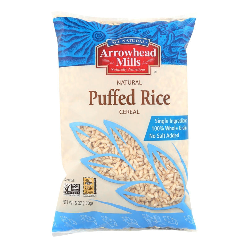 Arrowhead Mills - All Natural Puffed Rice Cereal - Case Of 12 - 6 Oz. - Orca Market