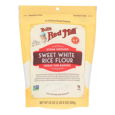 Bob's Red Mill - Rice Flour Sweet Whte Gluten Free - Case Of 4 - 24 Oz - Orca Market