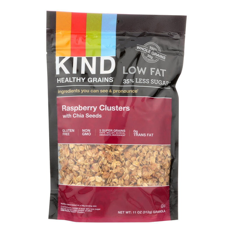 Kind Clusters - Granola - Healthy Grains - Raspberry With Chia Seeds - 11 Oz - Case Of 6 - Orca Market