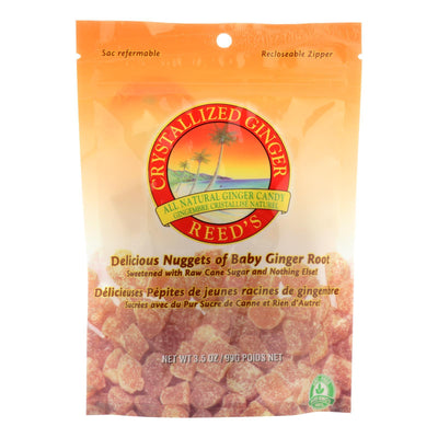 Reed's Ginger Beer Crystallized Ginger - Original - Case Of 12 - 3.5 Oz. - Orca Market