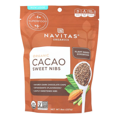 Navitas Naturals - Cacao Nibs Organic Sweetened - 8 Oz - Orca Market