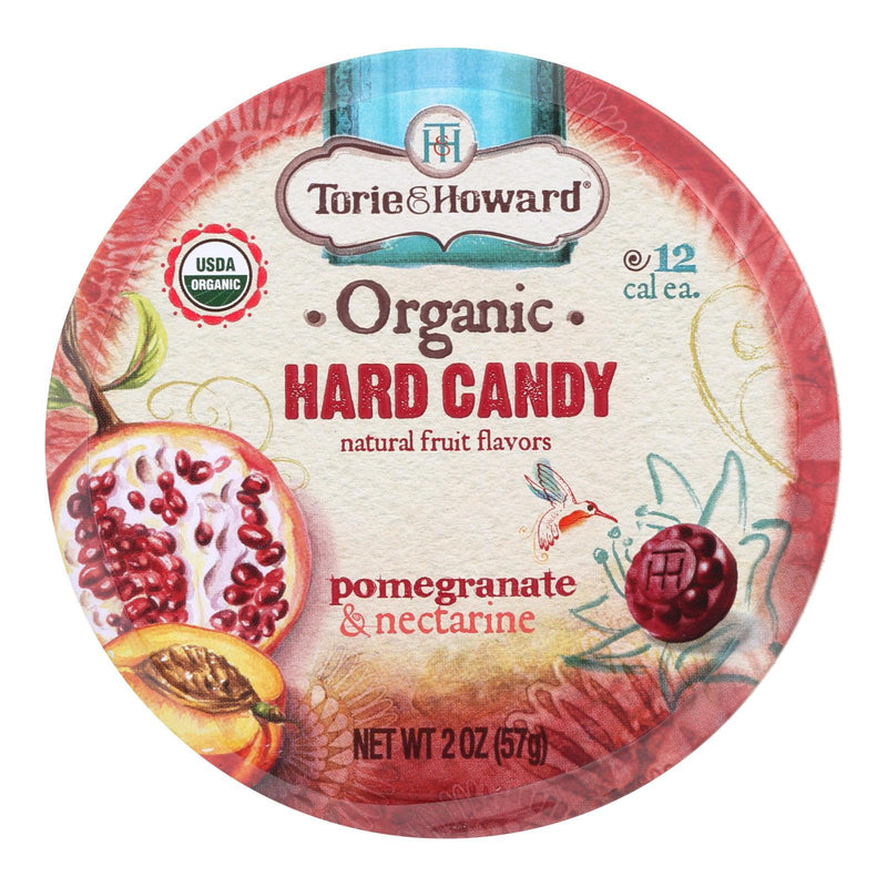 Torie And Howard Organic Hard Candy - Pomegranate And Nectarine - 2 Oz - Case Of 8 - Orca Market