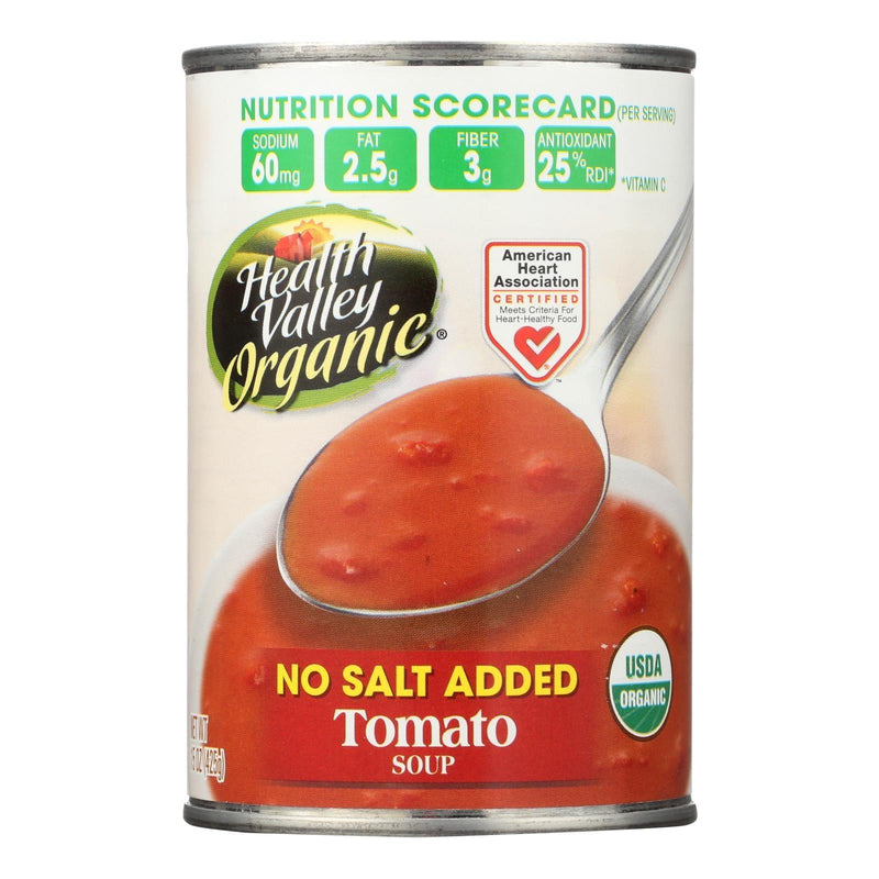 Health Valley Organic Soup - Tomato No Salt Added - Case Of 12 - 15 Oz. - Orca Market