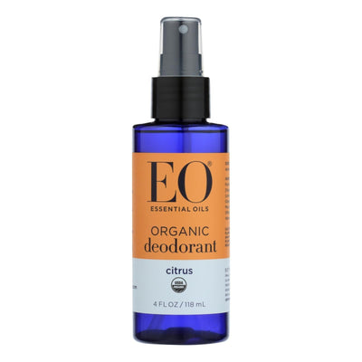 Eo Products - Organic Deodorant Spray Citrus - 4 Fl Oz - Orca Market