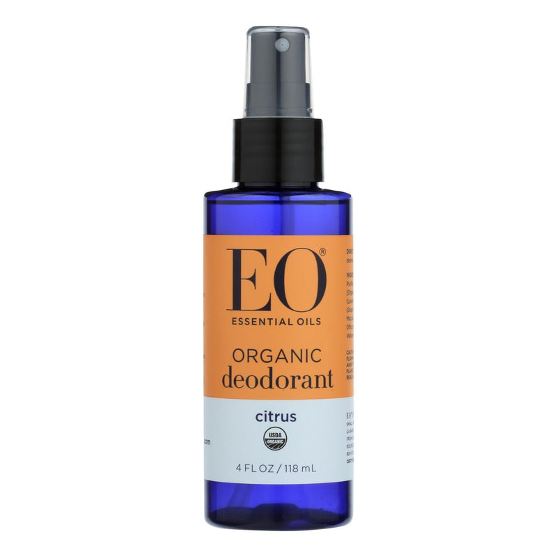 Eo Products - Organic Deodorant Spray Citrus - 4 Fl Oz - Orca Market