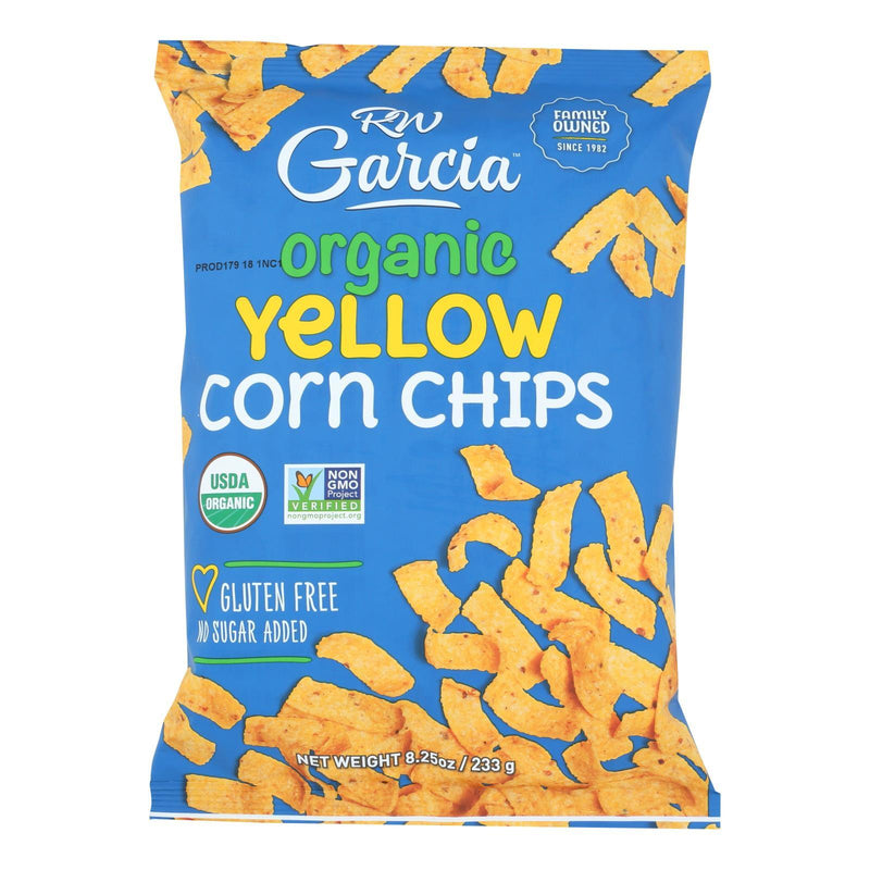 R. W. Garcia Organic Yellow Corn Chips - Case Of 12 - 8.25 Oz - Orca Market