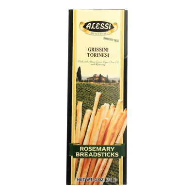 Alessi - Breadsticks Rosemary - Case Of 12 - 3 Oz - Orca Market