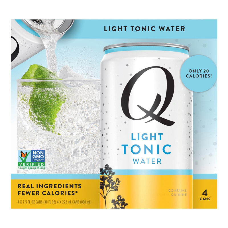 Q Drinks - Tonic Water Light - Case Of 6 - 4/7.5 Fz - Orca Market