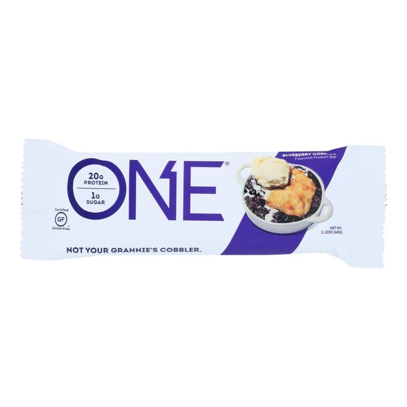 One Brands Blueberry Cobbler Flavored Protein Bar Blueberry Cobbler - Case Of 12 - 60 Grm - Orca Market