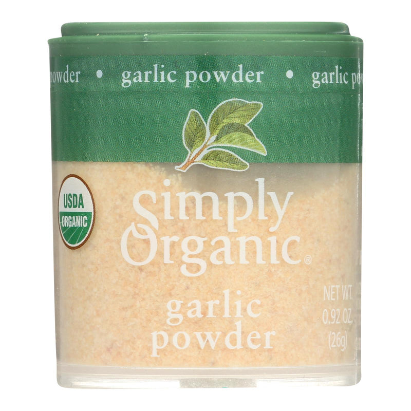 Simply Organic Garlic - Organic - Powder - .92 Oz - Case Of 6 - Orca Market