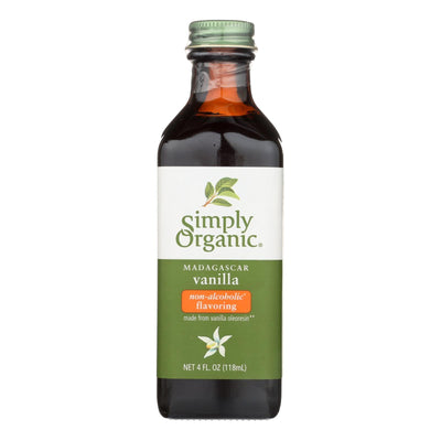 Simply Organic Vanilla Flavoring - Organic - 4 Oz - Case Of 6 - Orca Market