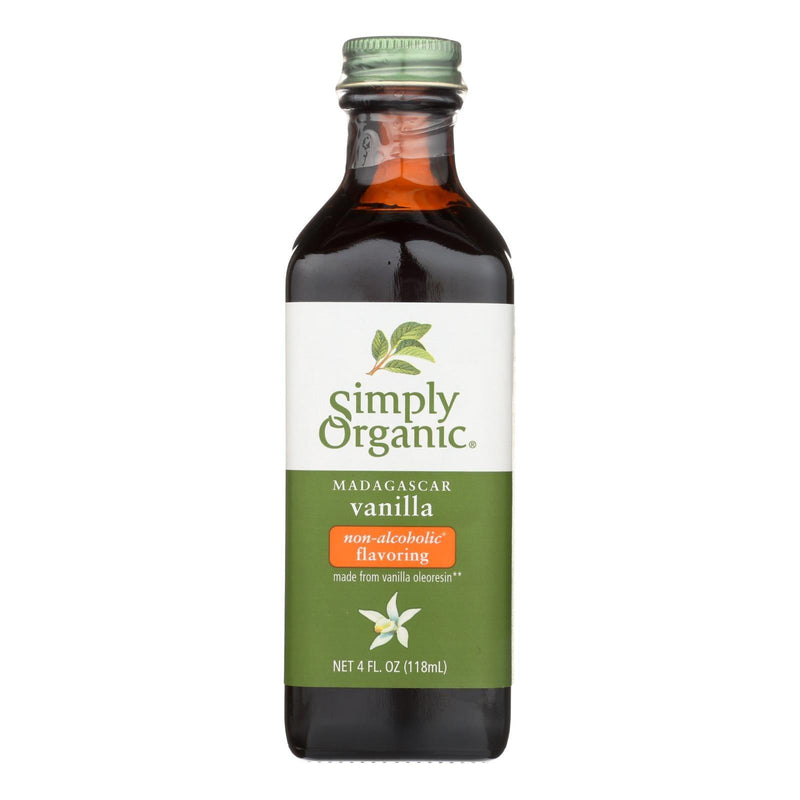 Simply Organic Vanilla Flavoring - Organic - 4 Oz - Case Of 6 - Orca Market