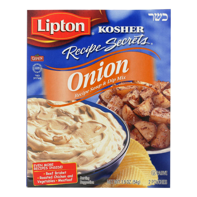 Lipton Kosher Recipe Secrets Onion Soup - Case Of 12 - 1.9 Oz. - Orca Market