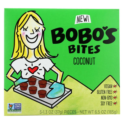 Bobo's Oat Bars - Oat Bites Coconut - Case Of 6-5/1.3 Oz - Orca Market