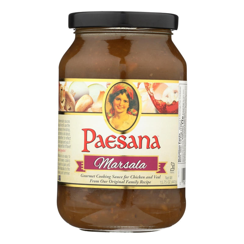 Paesana Cooking Marsala - Sauce - Case Of 6 - 15.75 Oz. - Orca Market