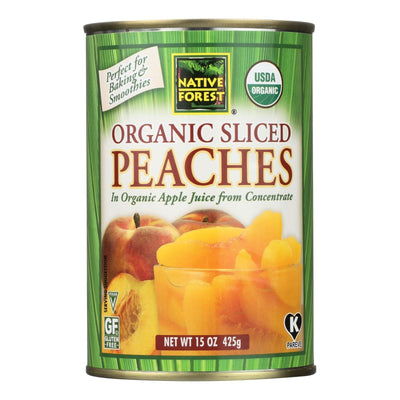 Native Forest Organic Sliced - Peaches - Case Of 6 - 15 Oz. - Orca Market