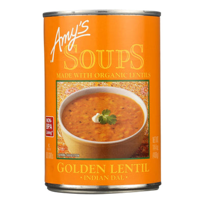 Amy's - Soup - Organic - Lentil - Golden - Case Of 12 - 14.4 Oz - Orca Market