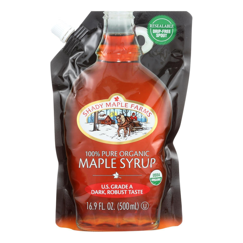 Shady Maple Farms 100 Percent Pure Organic Maple Syrup - Case Of 6 - 16.9 Fl Oz. - Orca Market