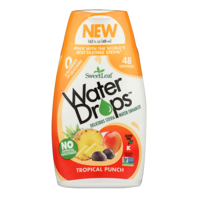 Sweet Leaf Water Drops - Tropical Punch - 1.62 Fl Oz - Orca Market