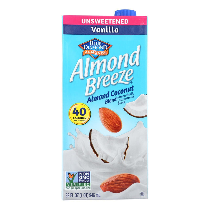 Almond Breeze - Almond Coconut Milk - Vanilla - Case Of 12 - 32 Fl Oz. - Orca Market