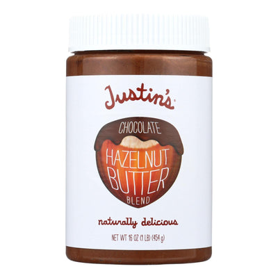 Justin's Nut Butter Hazelnut Butter - Chocolate - Case Of 6 - 16 Oz. - Orca Market