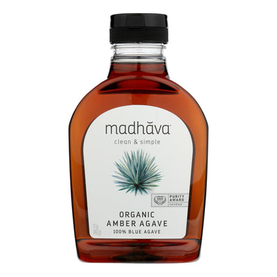 Madhava Honey - Agave Nectar Raw Amber - Case Of 6 - 17 Oz - Orca Market