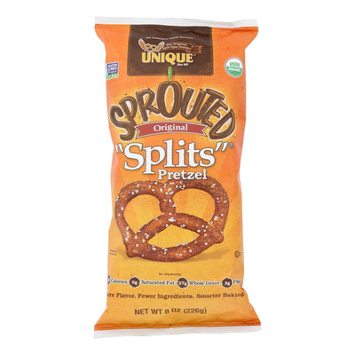 Unique Pretzels - Sprouted Grain Pretzels - Case Of 12 - 8 Oz. - Orca Market