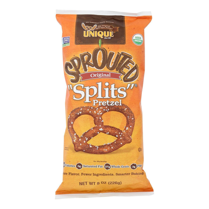 Unique Pretzels - Sprouted Grain Pretzels - Case Of 12 - 8 Oz. - Orca Market