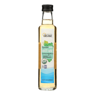 Mediterranean Organic Organic White Wine Vinegar - Case Of 6 - 8.45 Fz - Orca Market