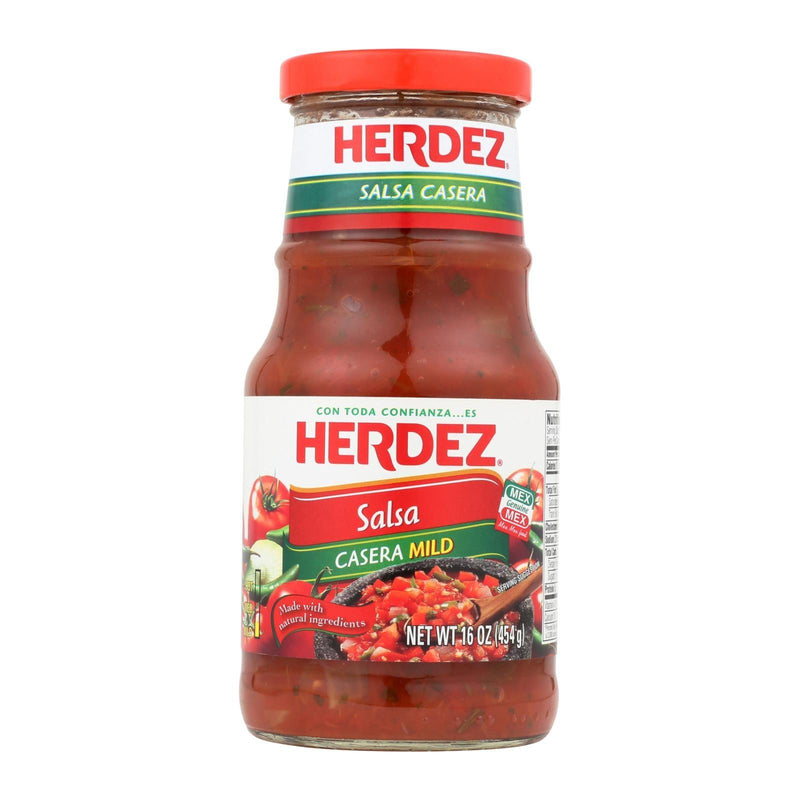 Herdez Salsa - Casera Medium - Case Of 12 - 16 Oz. - Orca Market